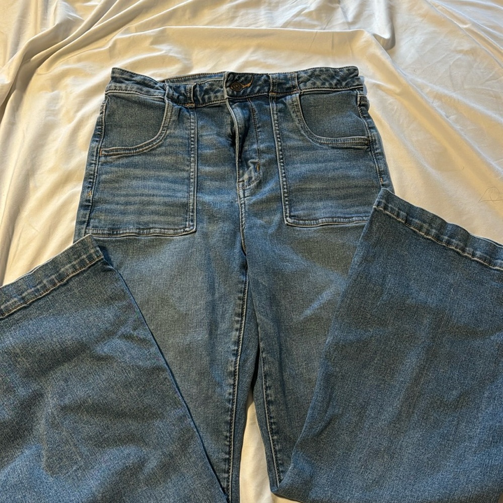 American eagle high rise flared jean